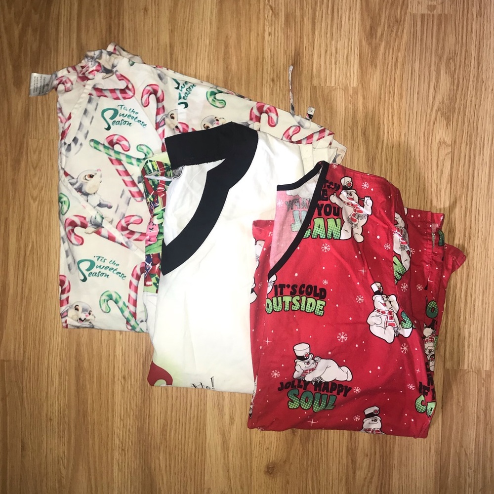 Christmas scrub tops
